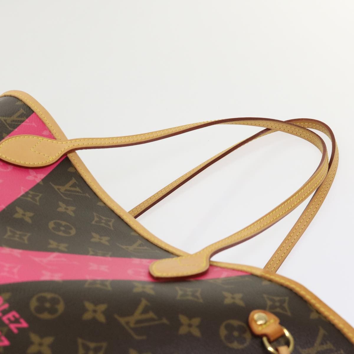 Louis Vuitton Neverfull Mm Brown Canvas Tote Bag (Pre-Owned) Size ONE SIZE - 13 Thumbnail