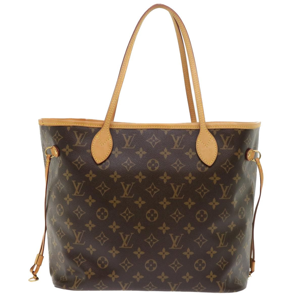 Louis Vuitton Neverfull Mm Brown Canvas Tote Bag (Pre-Owned) Size ONE SIZE - 2 Thumbnail
