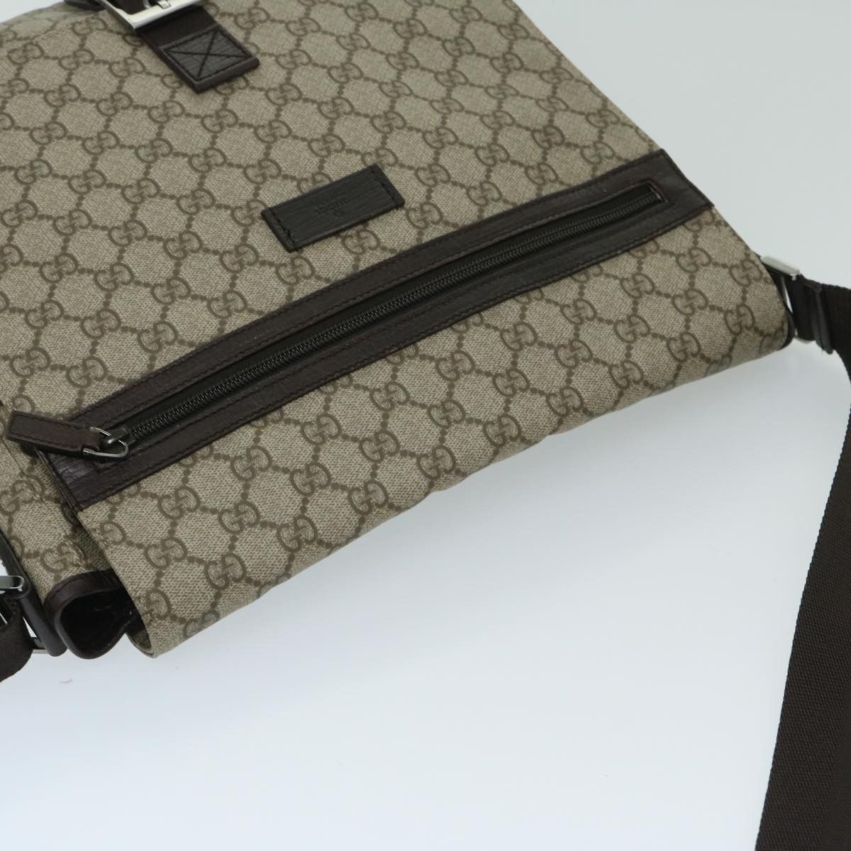 Gucci Gg Supreme Beige Canvas Shoulder Bag (Pre-Owned) Size ONE SIZE - 13 Thumbnail