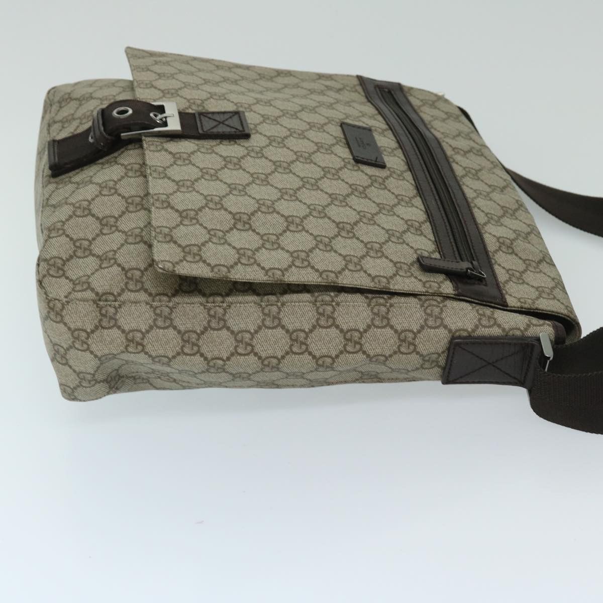 Gucci Gg Supreme Beige Canvas Shoulder Bag (Pre-Owned) Size ONE SIZE - 11 Thumbnail