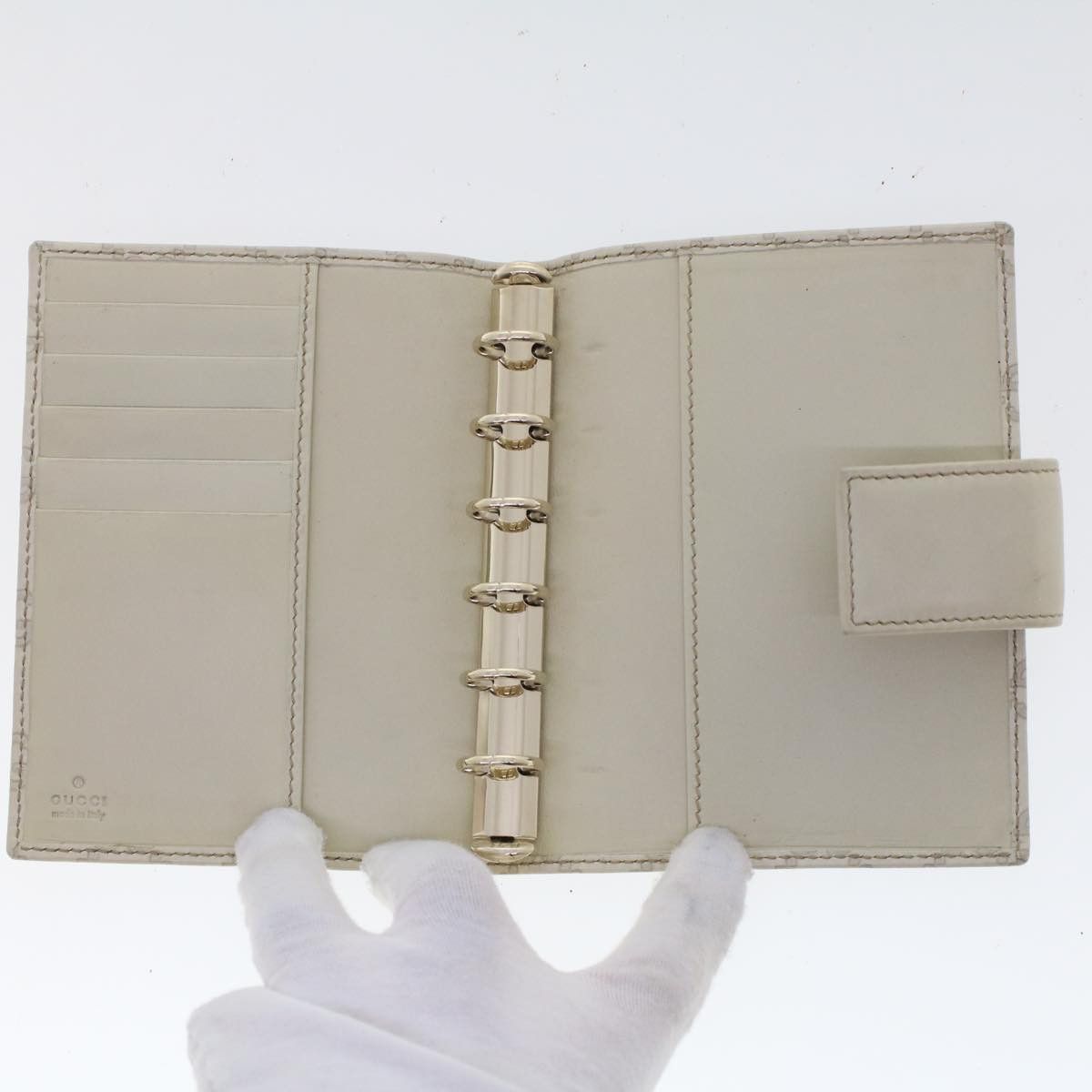 Gucci ssima White Canvas Wallet (Pre-Owned) Size ONE SIZE - 5 Thumbnail