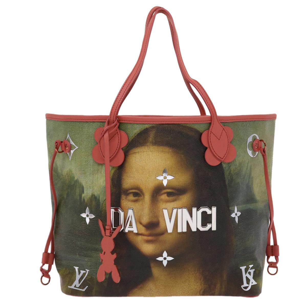 Louis Vuitton Neverfull Pink Leather Tote Bag (Pre-Owned) Size ONE SIZE - 12 Thumbnail
