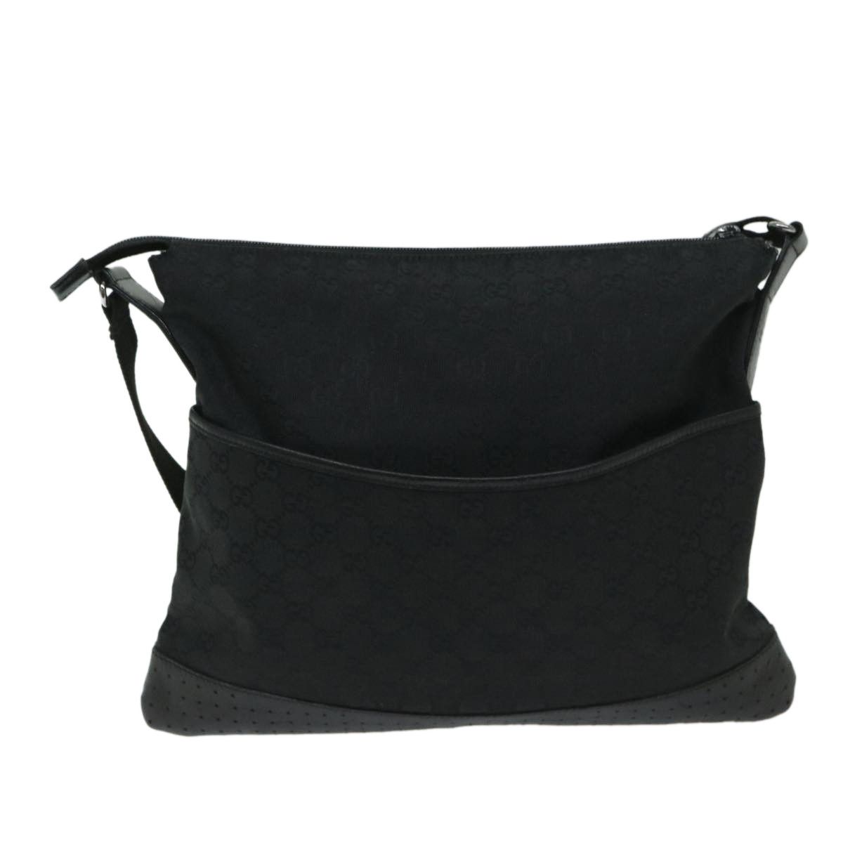 Gucci Gg Canvas Black Canvas Shoulder Bag (Pre-Owned) Size ONE SIZE - 11 Thumbnail