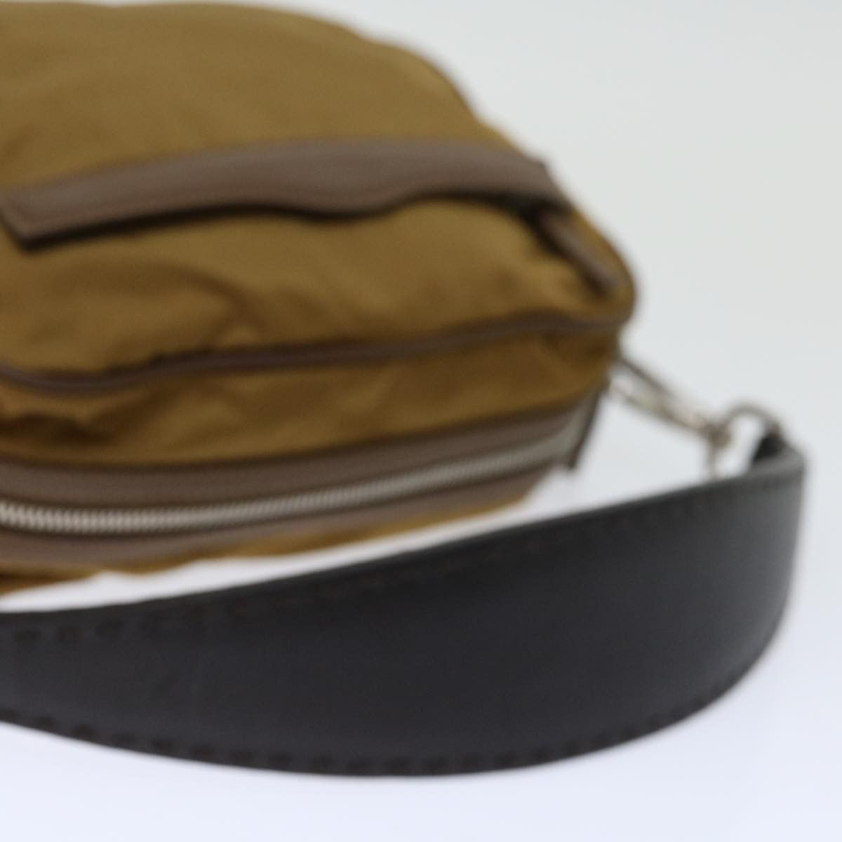 Prada Tessuto Brown Synthetic Shoulder Bag (Pre-Owned) Size ONE SIZE - 11 Thumbnail