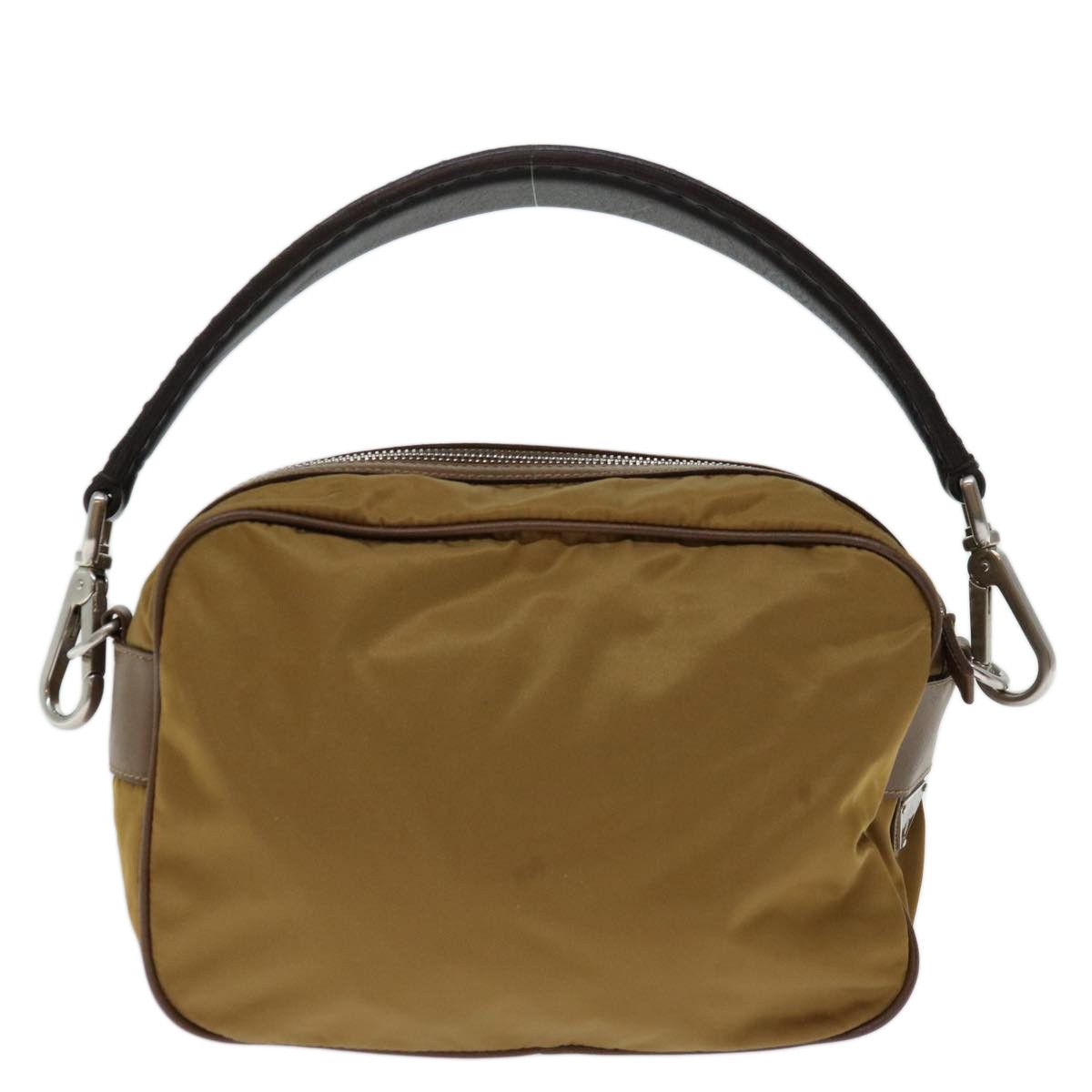 Prada Tessuto Brown Synthetic Shoulder Bag (Pre-Owned) Size ONE SIZE - 2 Thumbnail