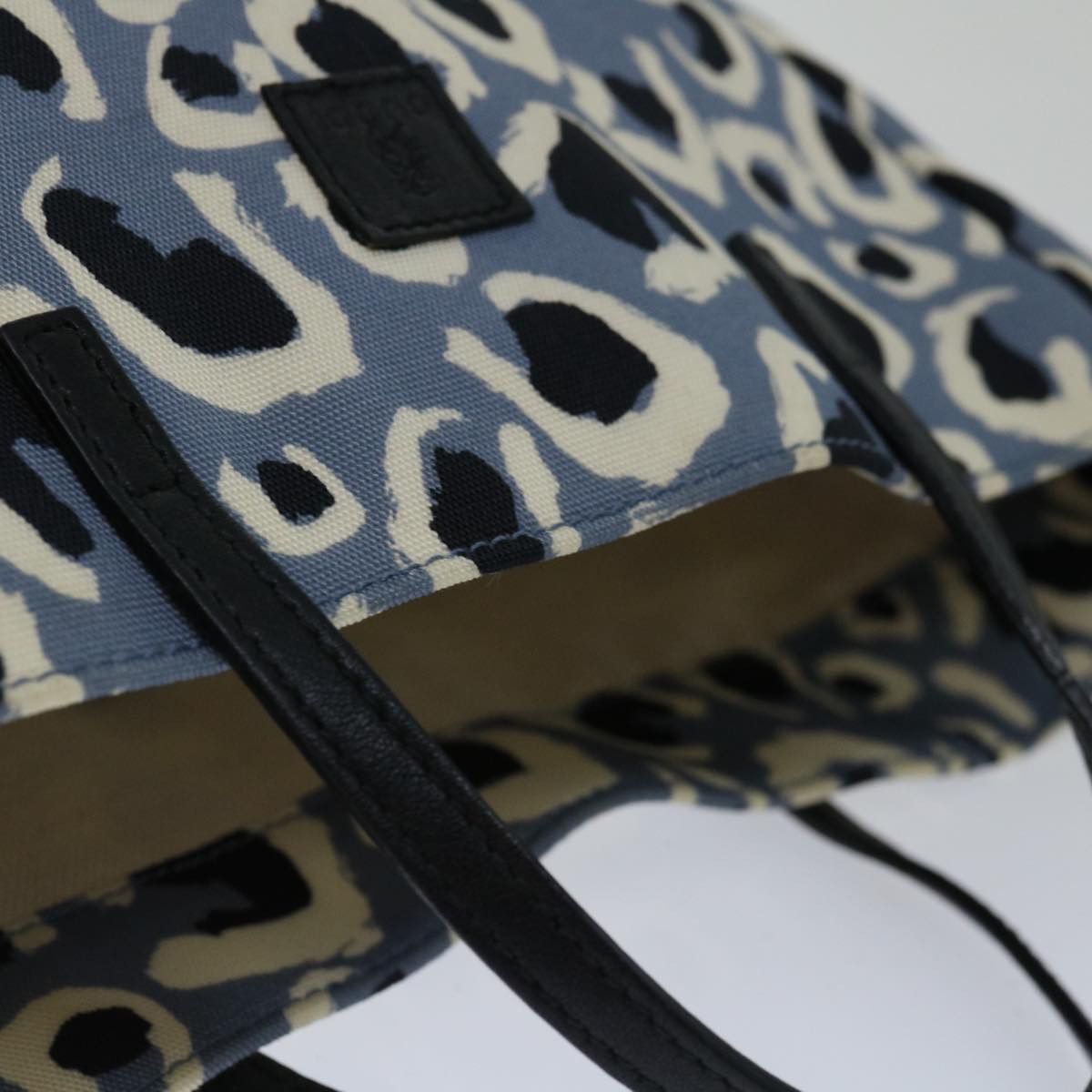 Gucci Padlock Blue Canvas Handbag (Pre-Owned) Size ONE SIZE - 12 Thumbnail