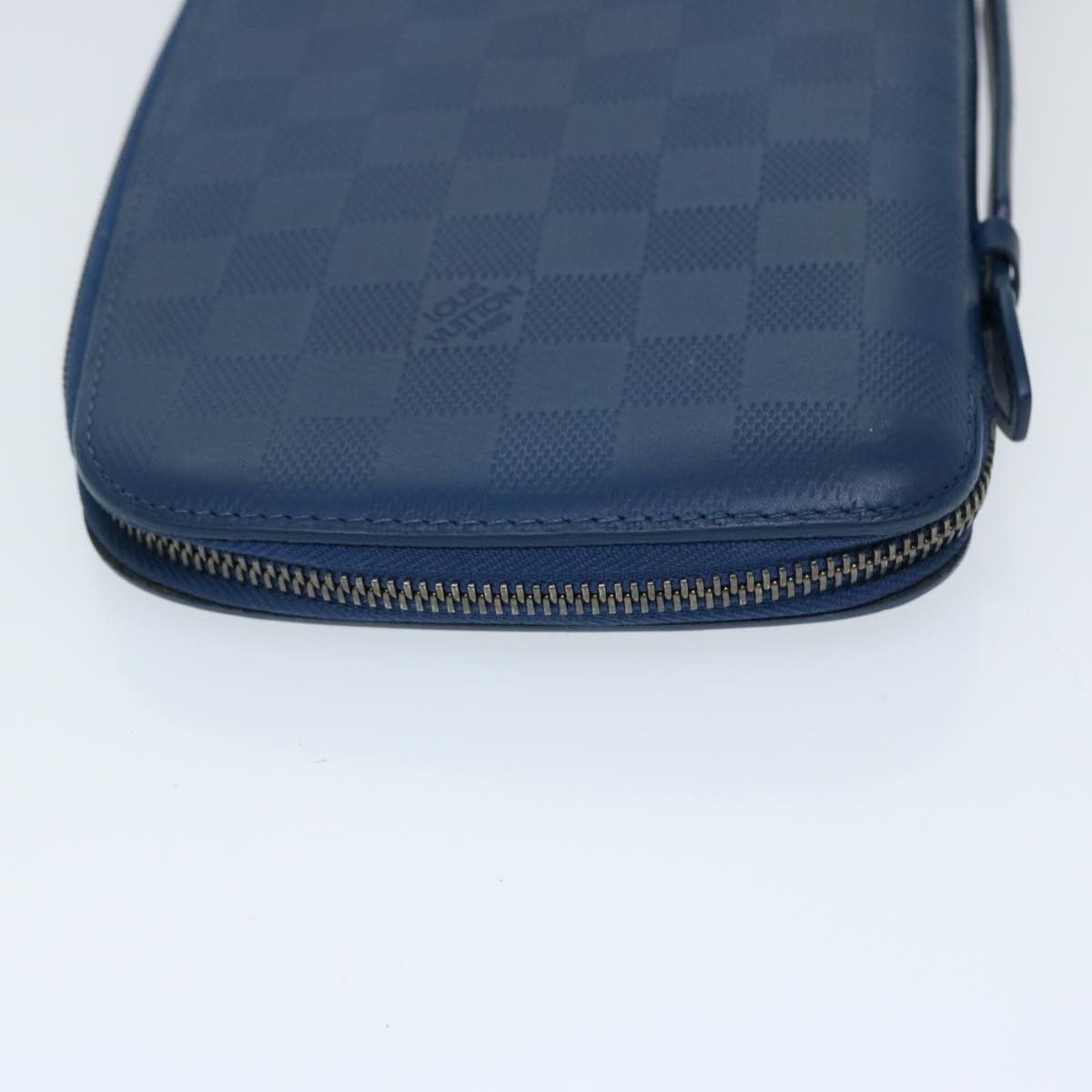 Louis Vuitton Atholl Blue Leather Clutch Bag (Pre-Owned) Size ONE SIZE - 10 Thumbnail