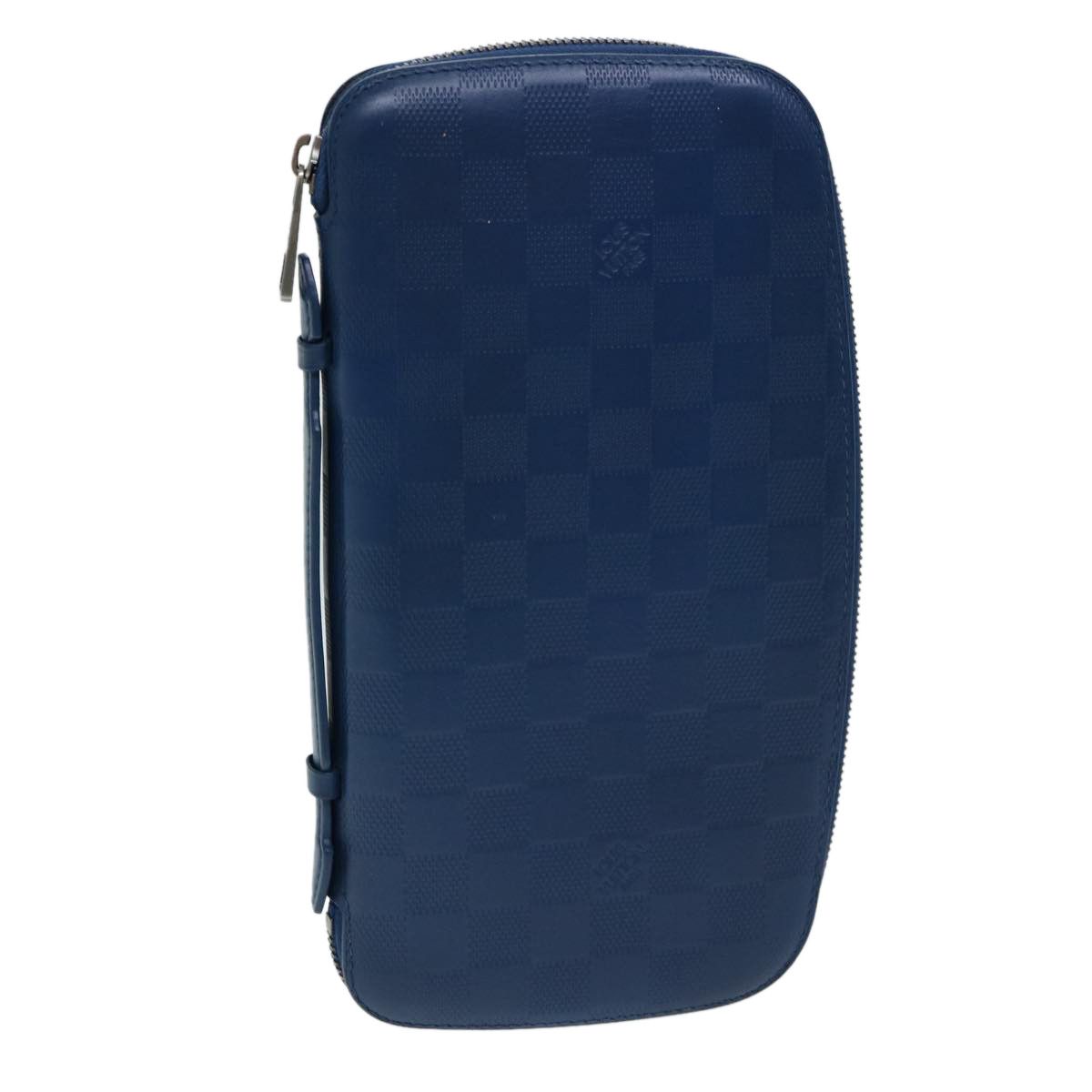 Louis Vuitton Atholl Blue Leather Clutch Bag (Pre-Owned) Size ONE SIZE - 9 Thumbnail