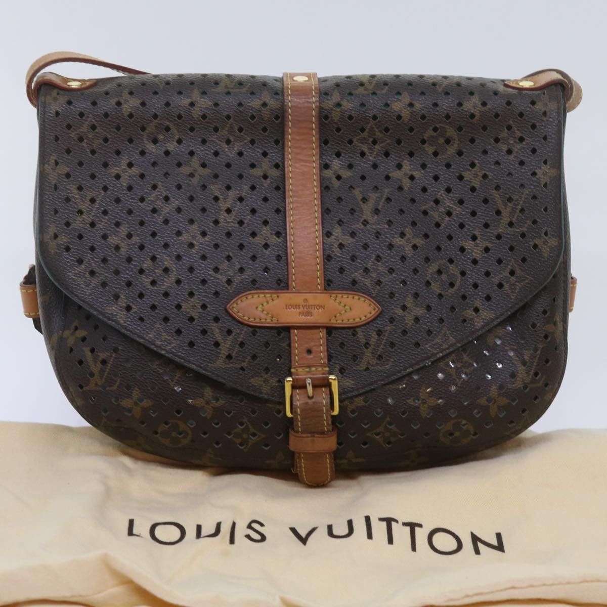 Louis Vuitton Brown Canvas Shoulder Bag (Pre-Owned) Size ONE SIZE - 8 Thumbnail
