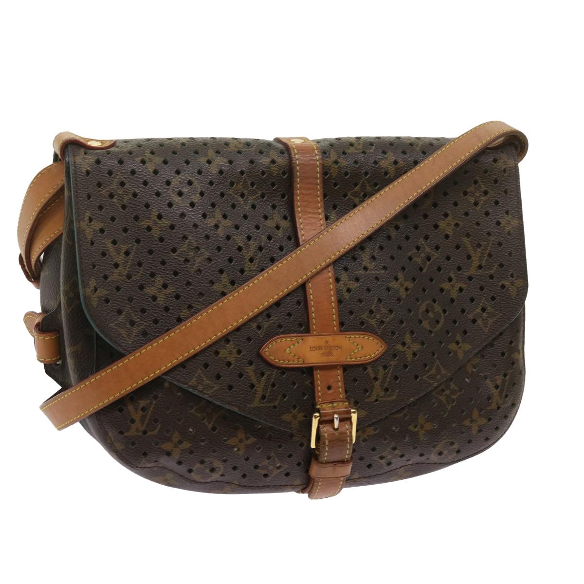 Louis Vuitton Brown Canvas Shoulder Bag (Pre-Owned) Size ONE SIZE - 9 Thumbnail