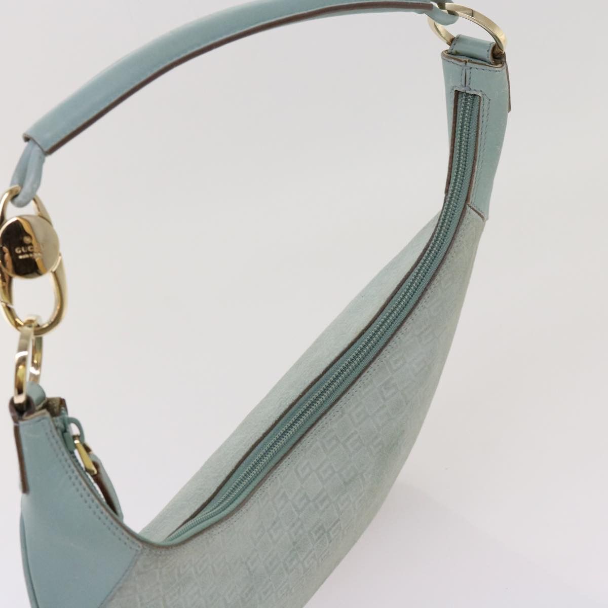 Gucci Hobo Blue Canvas Shoulder Bag (Pre-Owned) Size ONE SIZE - 13 Thumbnail