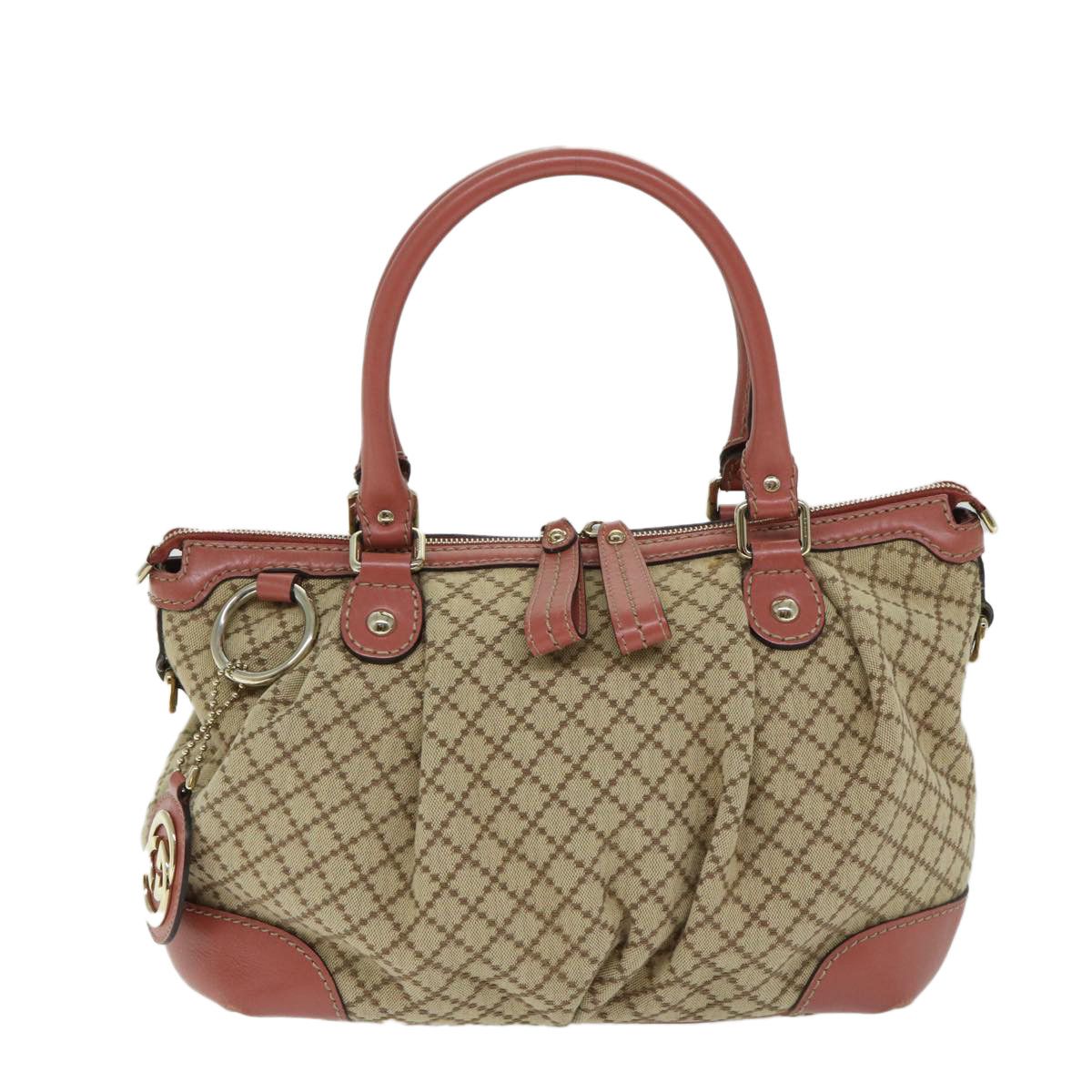 Gucci Sukey Beige Canvas Handbag (Pre-Owned) Size ONE SIZE - 4 Thumbnail