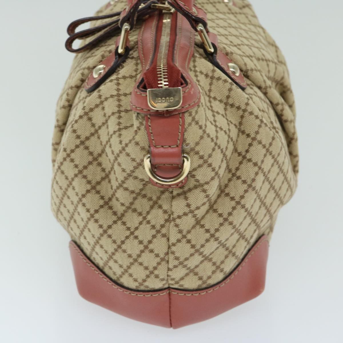 Gucci Sukey Beige Canvas Handbag (Pre-Owned) Size ONE SIZE - 12 Thumbnail