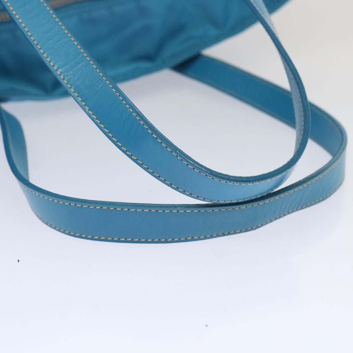 Prada Blue Synthetic Tote Bag (Pre-Owned) Size ONE SIZE - 12 Thumbnail