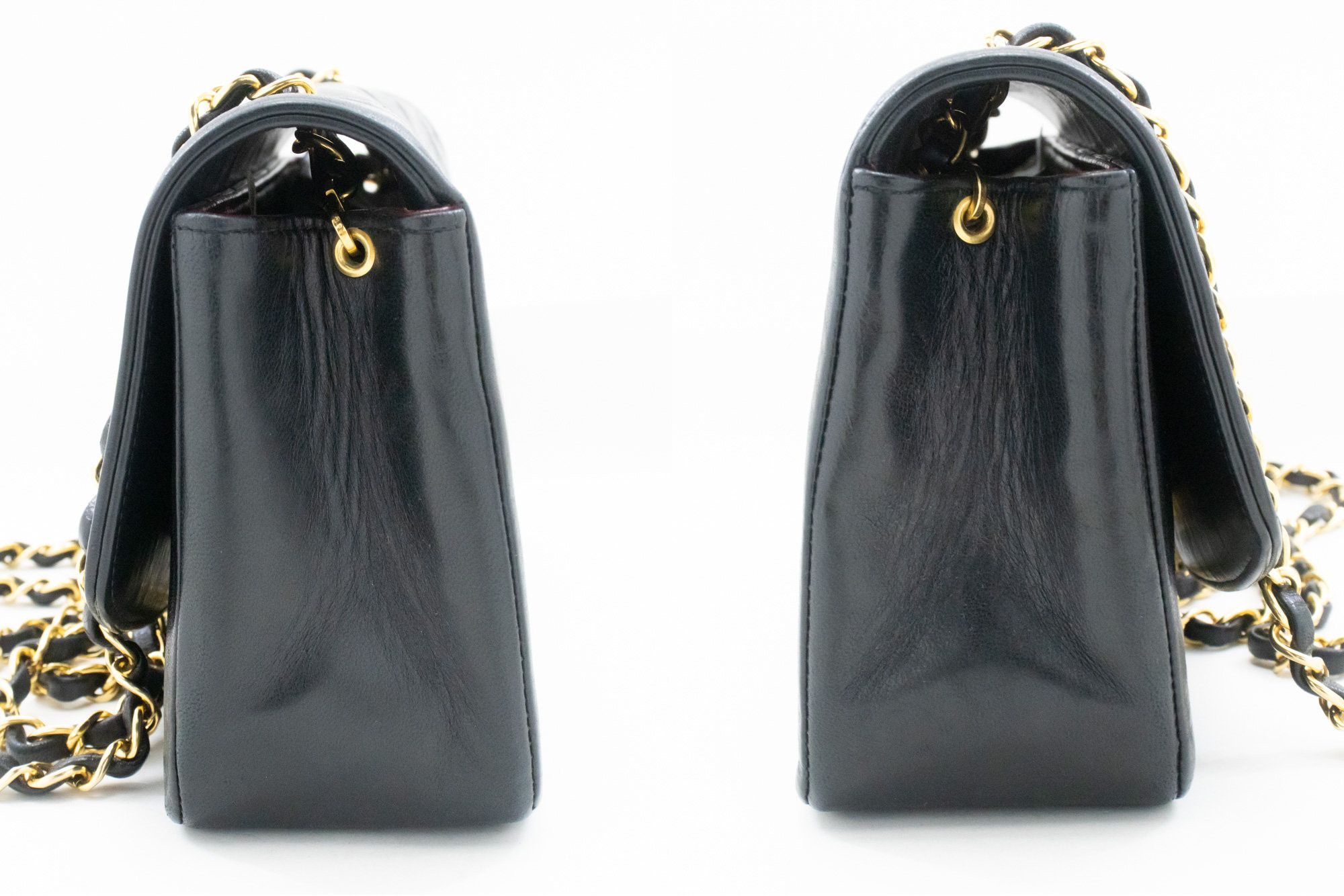Chanel Diana Black Leather Shoulder Bag (Pre-Owned) Size ONE SIZE - 11 Thumbnail