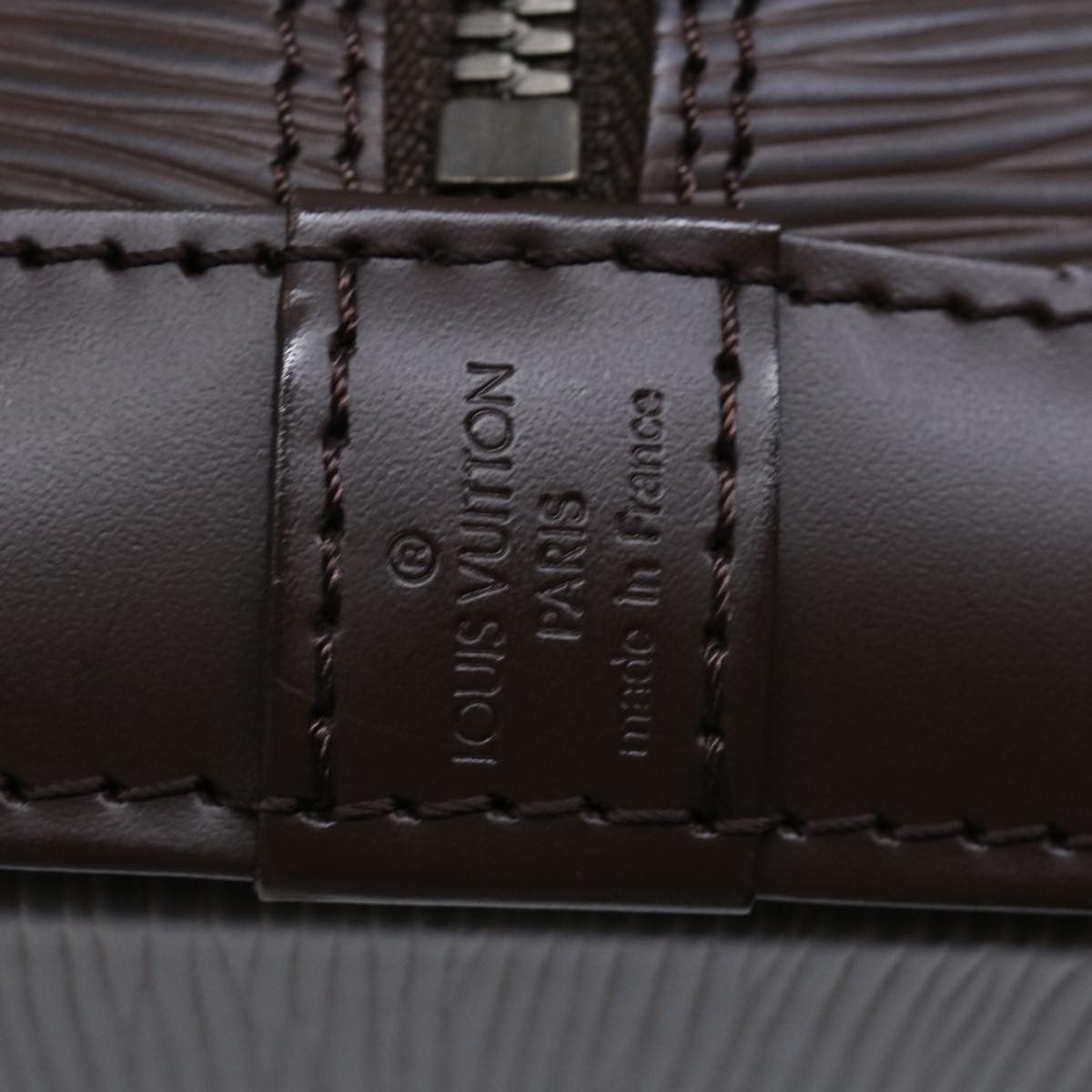 Louis Vuitton Alma Brown Leather Handbag (Pre-Owned) Size ONE SIZE - 7 Thumbnail