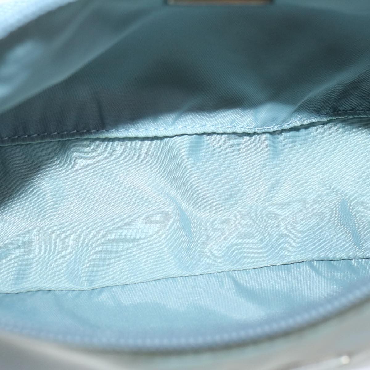 Prada Tessuto Blue Synthetic Clutch Bag (Pre-Owned) Size ONE SIZE - 5 Thumbnail