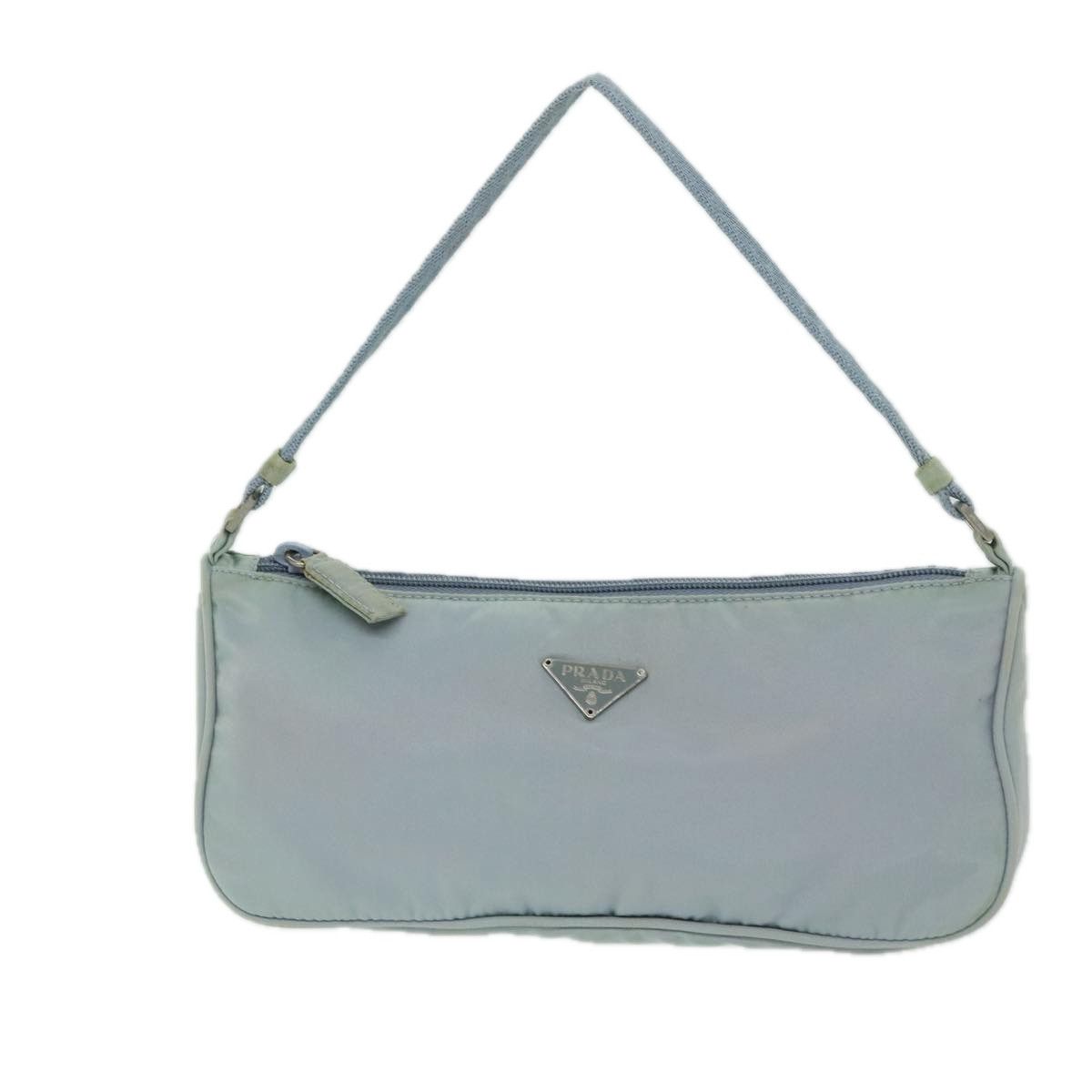 Prada Tessuto Blue Synthetic Clutch Bag (Pre-Owned) Size ONE SIZE - 9 Thumbnail
