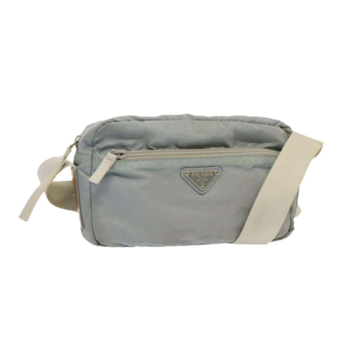 Prada Tessuto Blue Synthetic Shoulder Bag (Pre-Owned) Size ONE SIZE - 9 Thumbnail