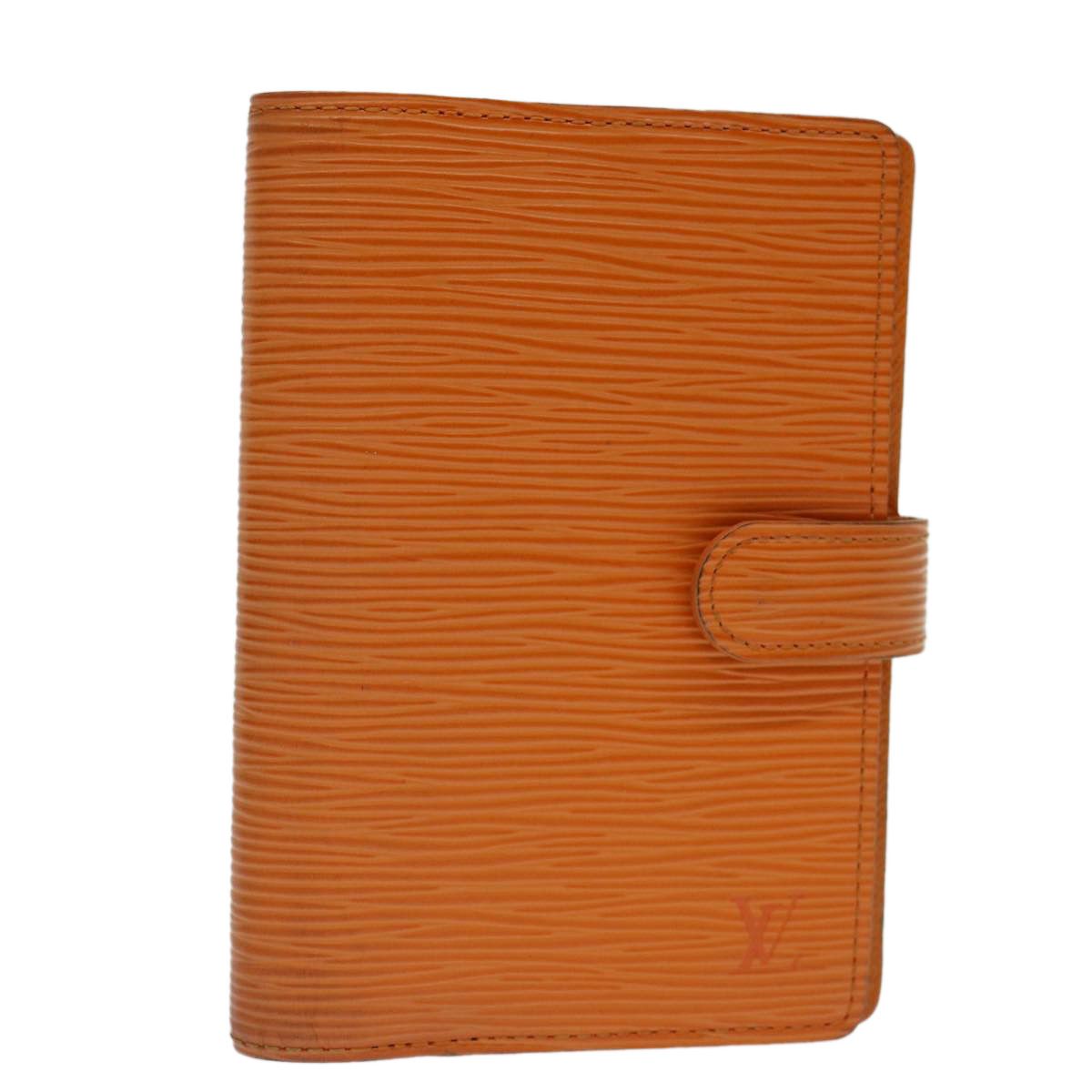 Louis Vuitton Agenda Pm Orange Leather Wallet (Pre-Owned) Size ONE SIZE - 9 Thumbnail