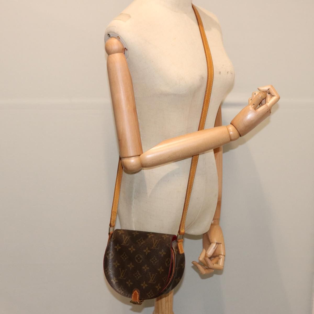 Louis Vuitton Tambourin Brown Canvas Shoulder Bag (Pre-Owned) Size ONE SIZE - 7 Thumbnail