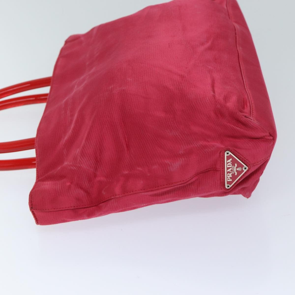 Prada Tessuto Red Synthetic Handbag (Pre-Owned) Size ONE SIZE - 13 Thumbnail