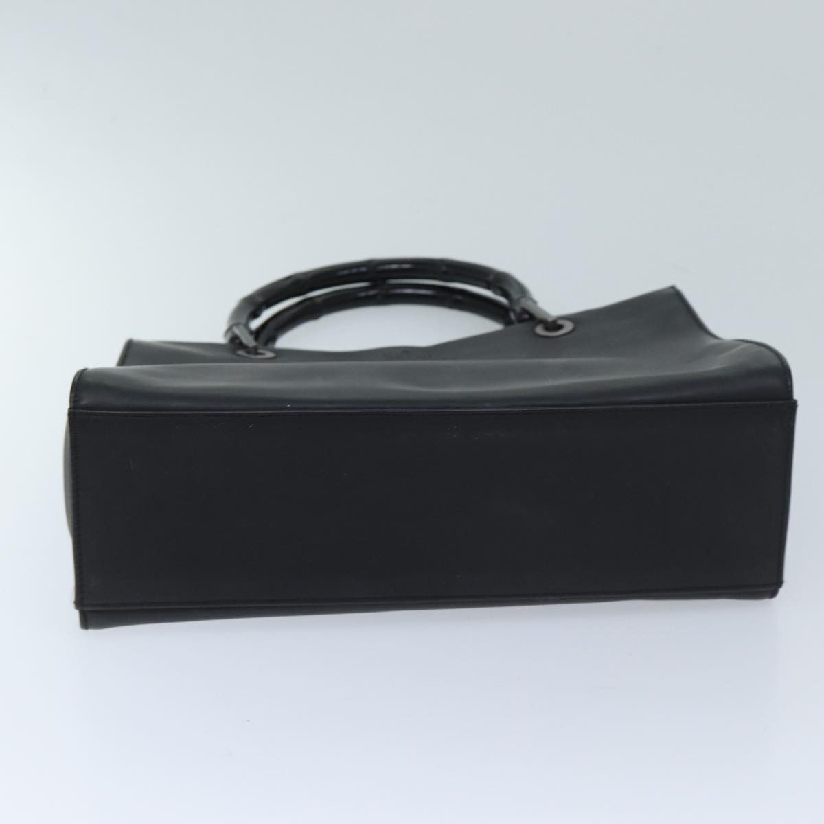 Gucci Bamboo Black Leather Handbag (Pre-Owned) Size ONE SIZE - 3 Thumbnail