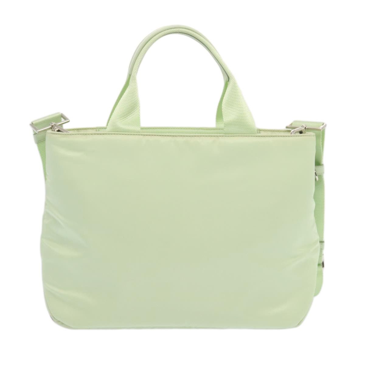 Prada Tessuto Blue Synthetic Handbag (Pre-Owned) Size ONE SIZE - 2 Thumbnail