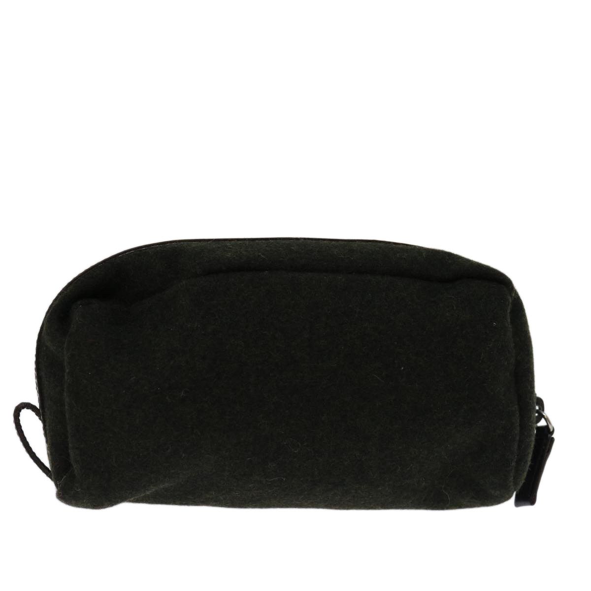 Prada Khaki Wool Clutch Bag (Pre-Owned) Size ONE SIZE - 2 Thumbnail