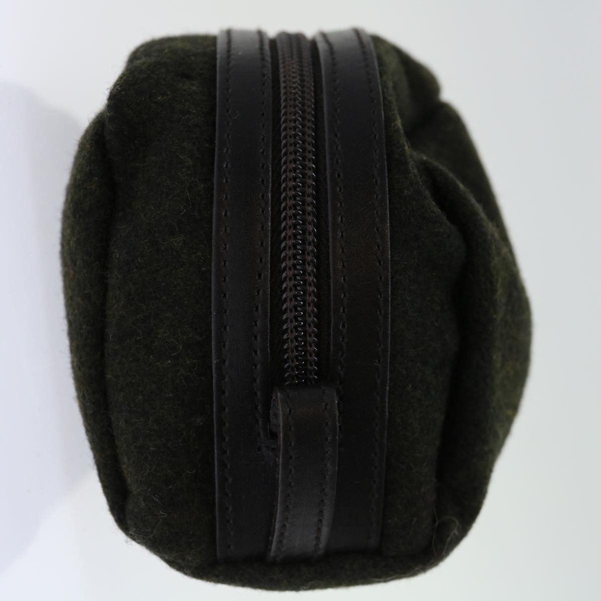 Prada Khaki Wool Clutch Bag (Pre-Owned) Size ONE SIZE - 9 Thumbnail