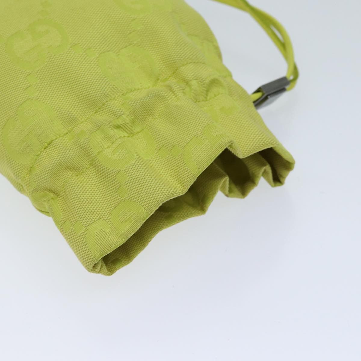 Gucci Green Canvas Clutch Bag (Pre-Owned) Size ONE SIZE - 4 Thumbnail
