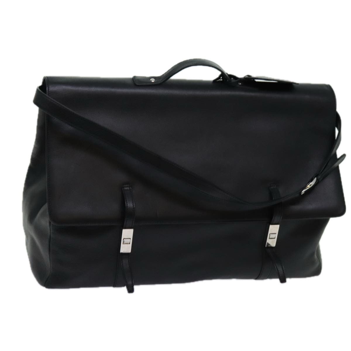 Gucci Jackie Black Leather Travel Bag (Pre-Owned) Size ONE SIZE - 9 Thumbnail
