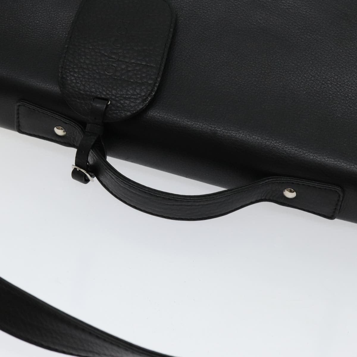 Gucci Jackie Black Leather Travel Bag (Pre-Owned) Size ONE SIZE - 4 Thumbnail