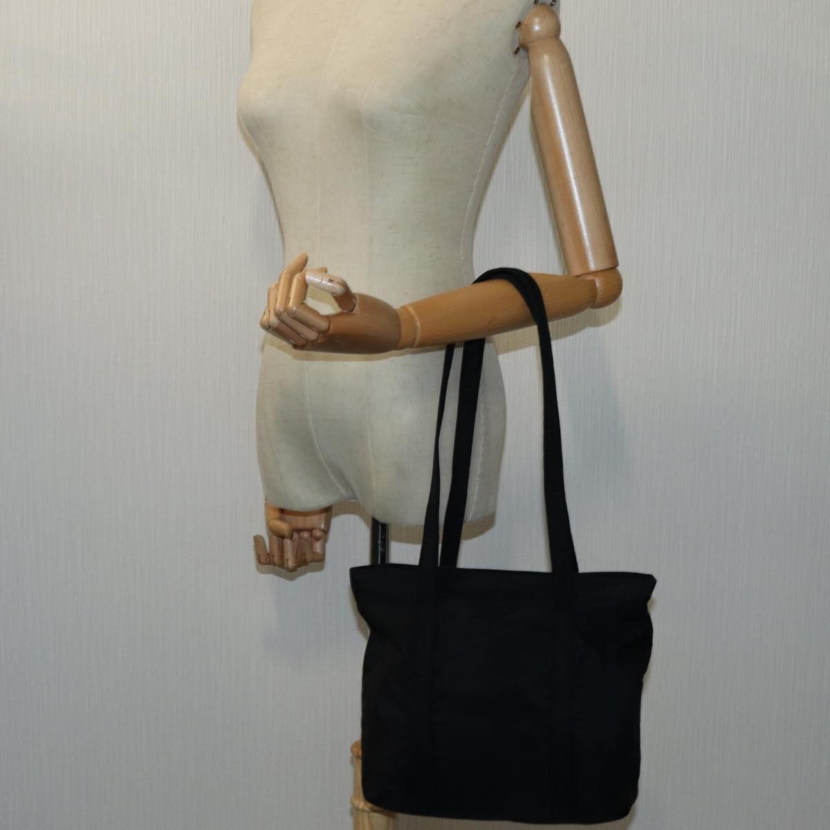Prada Tessuto Black Synthetic Shoulder Bag (Pre-Owned) Size ONE SIZE - 7 Thumbnail