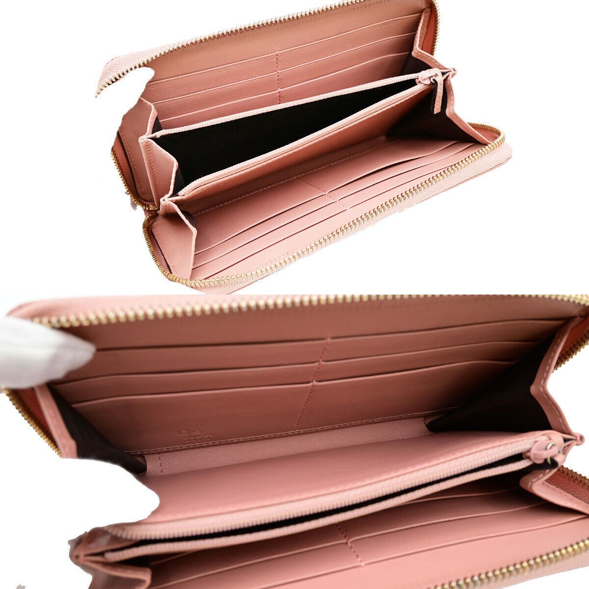 Gucci Pink Leather Wallet (Pre-Owned) Size ONE SIZE - 5 Thumbnail