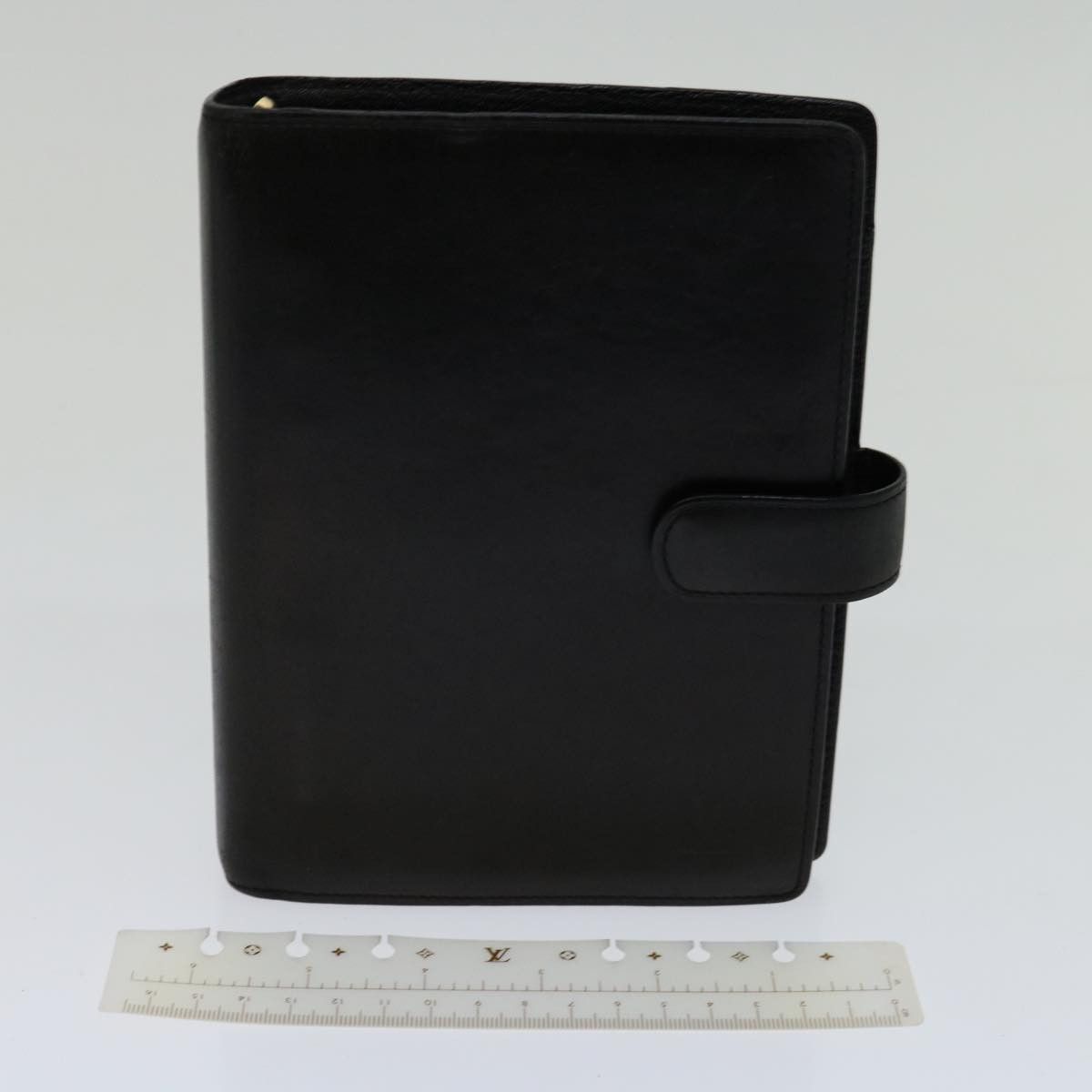 Louis Vuitton Agenda Mm Black Leather Wallet (Pre-Owned) Size ONE SIZE - 7 Thumbnail