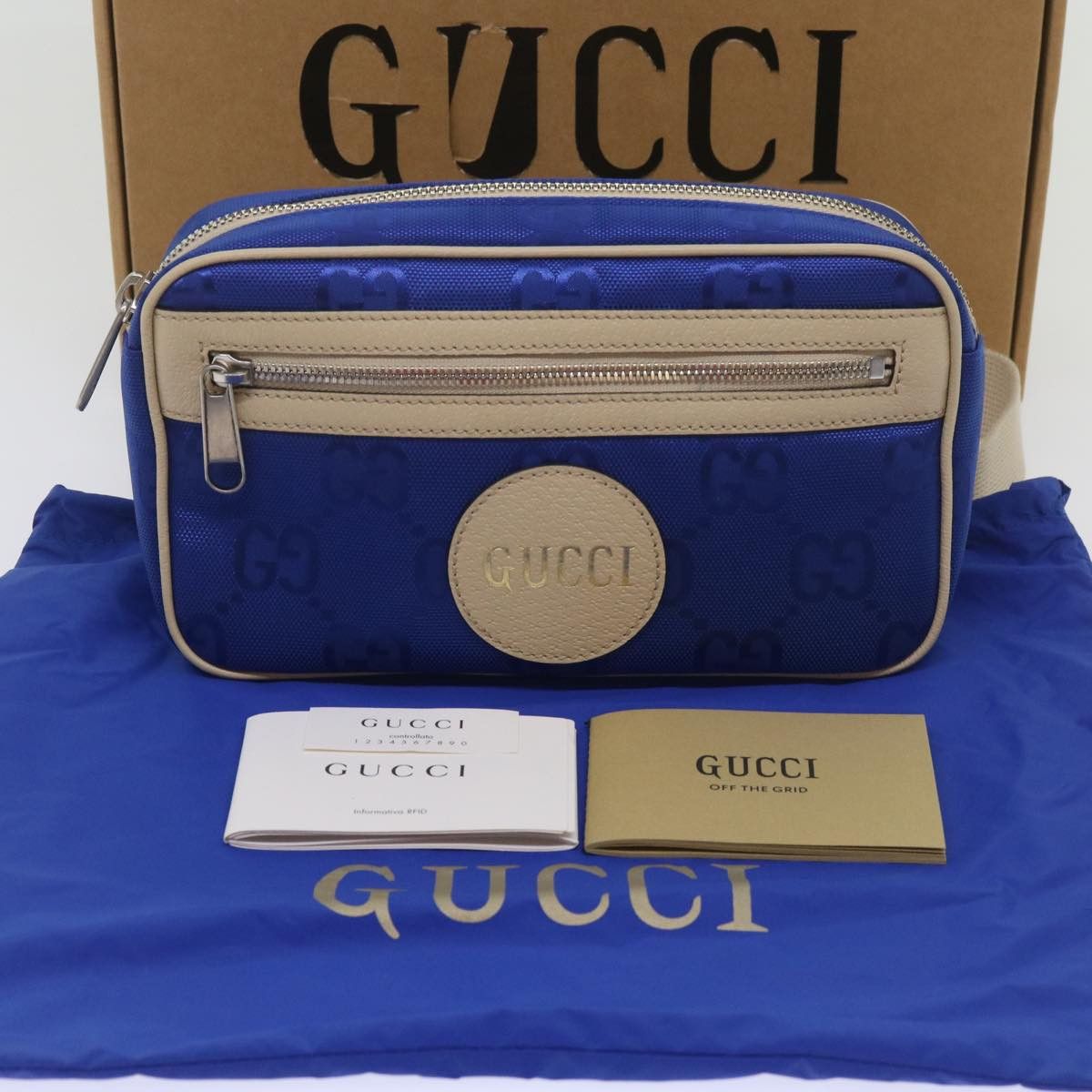 Gucci Gg Canvas Blue Canvas Shoulder Bag (Pre-Owned) Size ONE SIZE - 8 Thumbnail