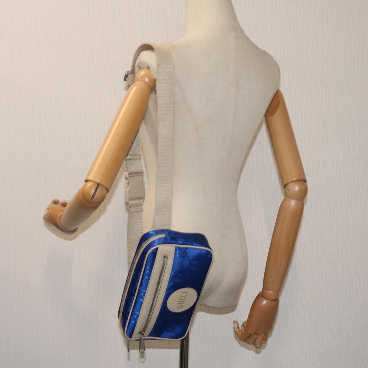 Gucci Gg Canvas Blue Canvas Shoulder Bag (Pre-Owned) Size ONE SIZE - 7 Thumbnail