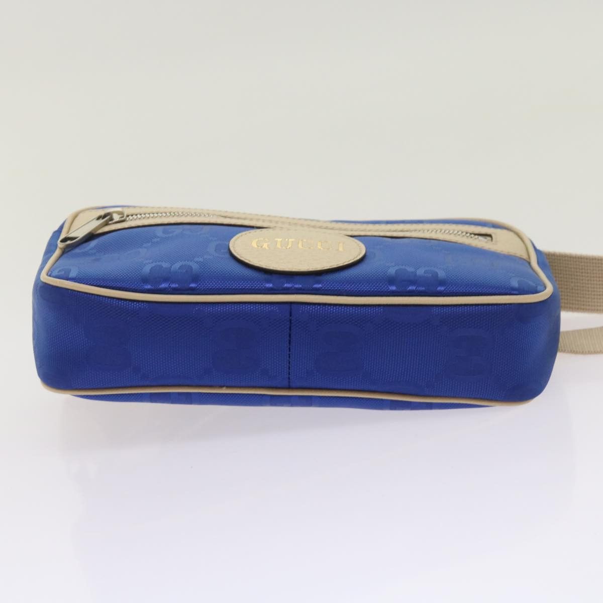 Gucci Gg Canvas Blue Canvas Shoulder Bag (Pre-Owned) Size ONE SIZE - 3 Thumbnail