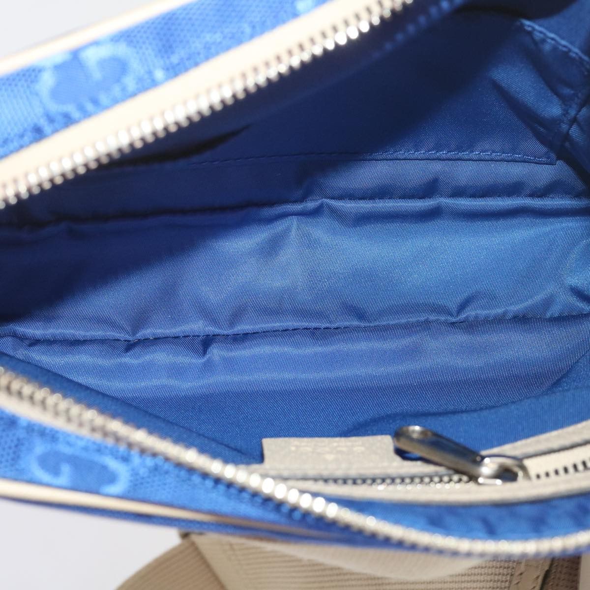 Gucci Gg Canvas Blue Canvas Shoulder Bag (Pre-Owned) Size ONE SIZE - 5 Thumbnail