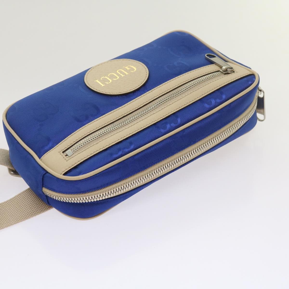 Gucci Gg Canvas Blue Canvas Shoulder Bag (Pre-Owned) Size ONE SIZE - 4 Thumbnail
