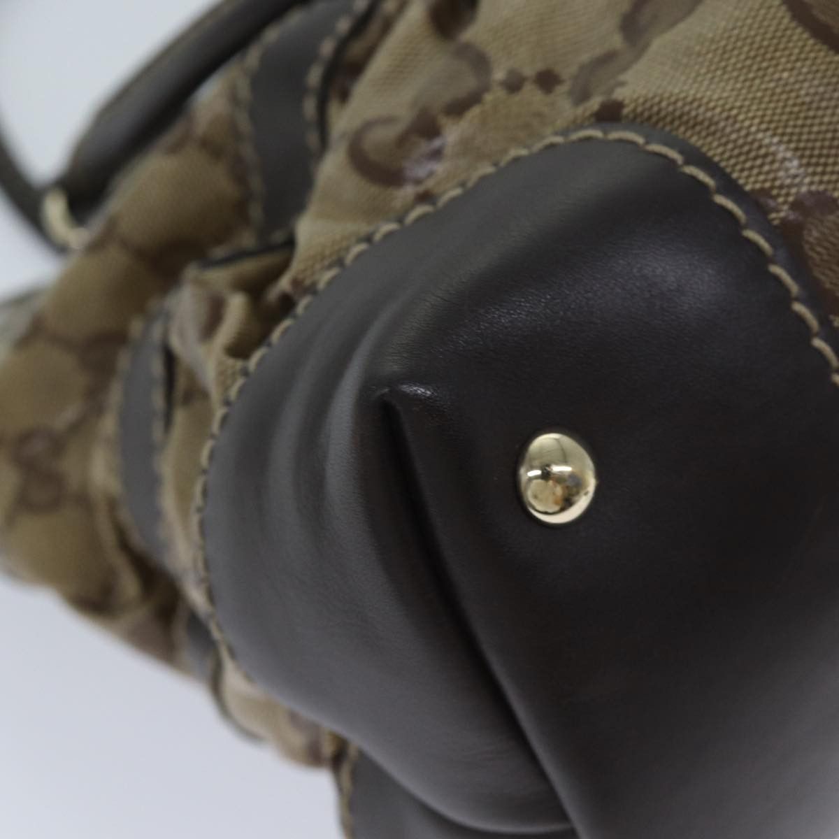 Gucci Gg Crystal Beige Canvas Handbag (Pre-Owned) Size ONE SIZE - 9 Thumbnail