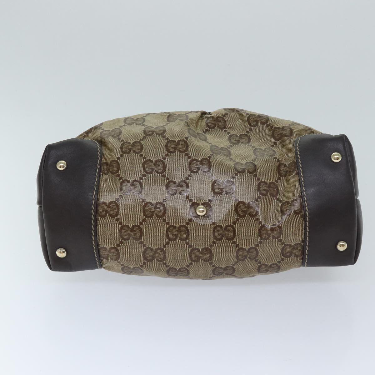 Gucci Gg Crystal Beige Canvas Handbag (Pre-Owned) Size ONE SIZE - 3 Thumbnail