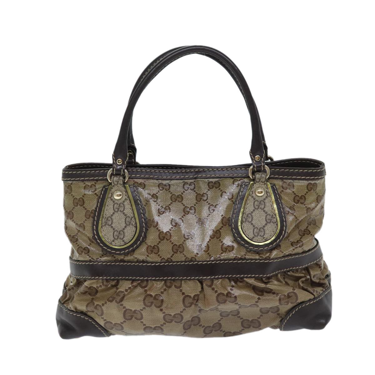 Gucci Gg Crystal Beige Canvas Handbag (Pre-Owned) Size ONE SIZE - 2 Thumbnail