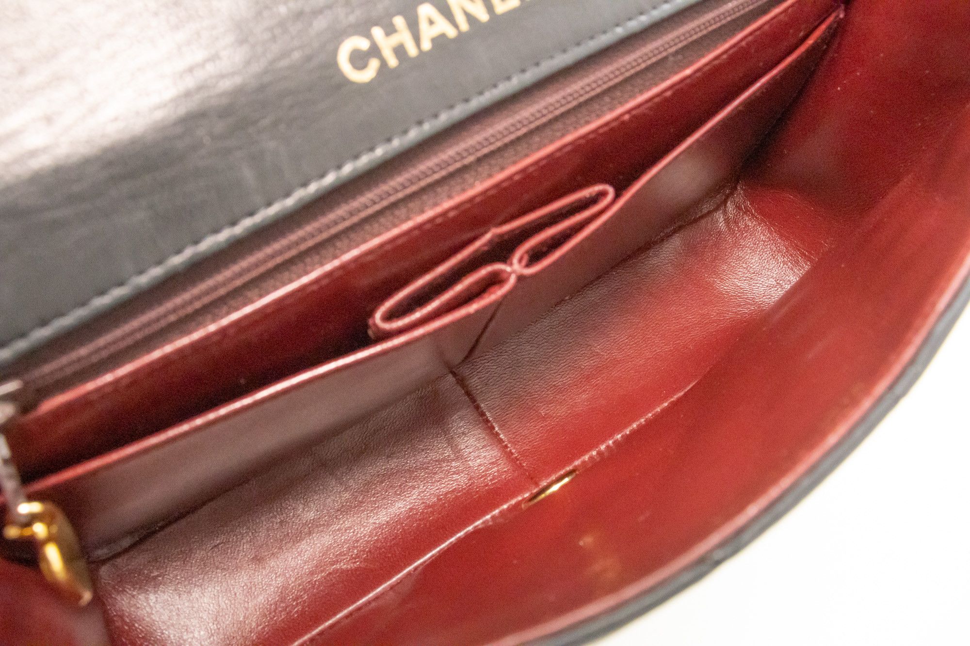 Chanel Full Flap Black Leather Shoulder Bag (Pre-Owned) Size ONE SIZE - 4 Thumbnail