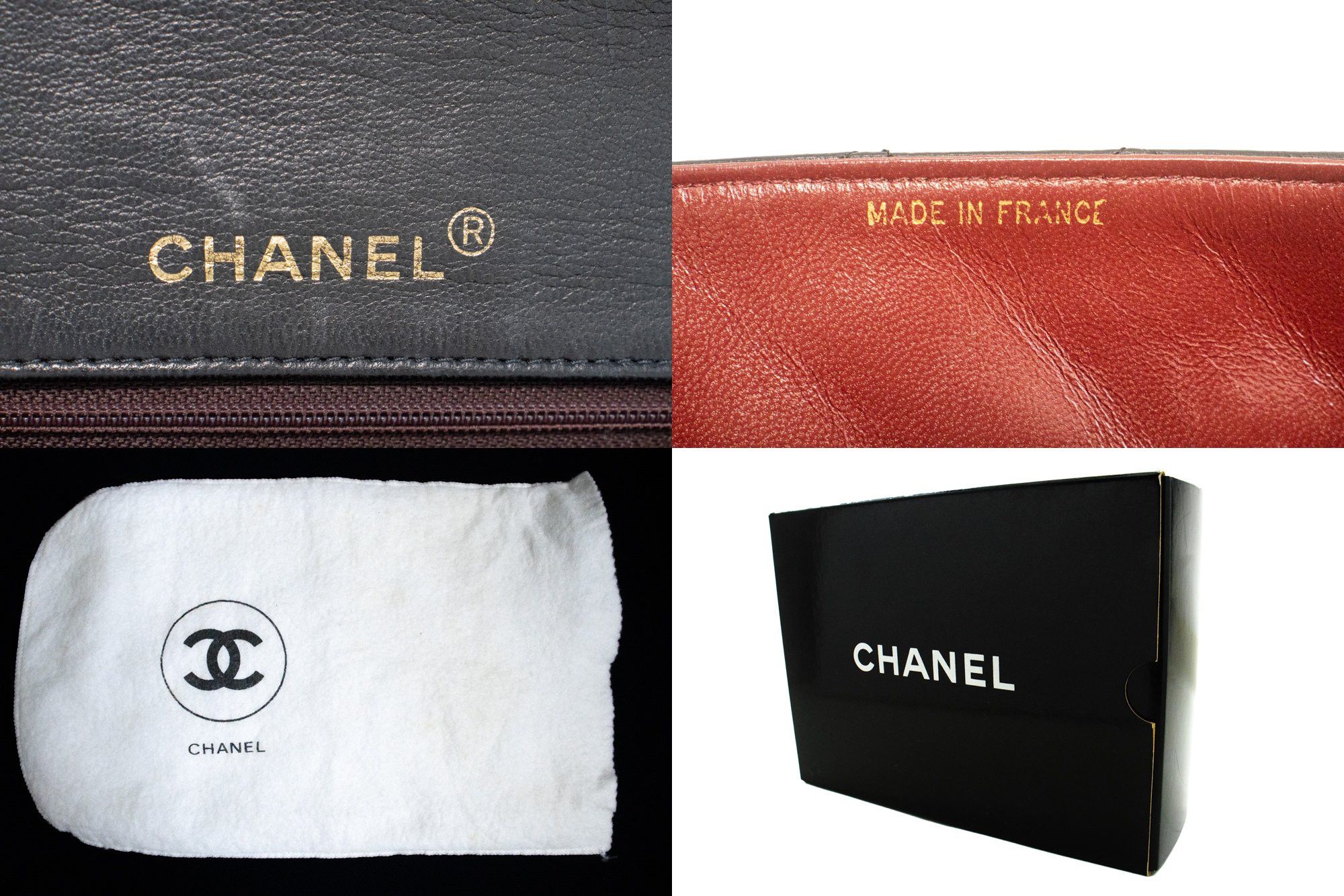 Chanel Full Flap Black Leather Shoulder Bag (Pre-Owned) Size ONE SIZE - 6 Thumbnail