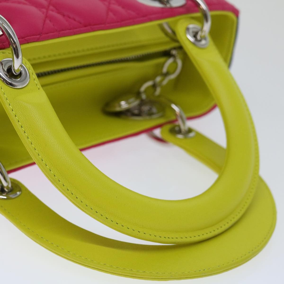 Dior iviera Pink Leather Handbag (Pre-Owned) Size ONE SIZE - 7 Thumbnail