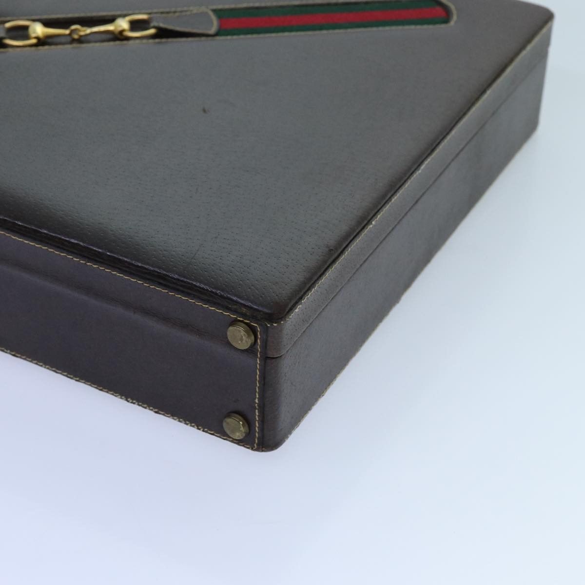 Gucci Sherry Brown Leather Briefcase Bag (Pre-Owned) Size ONE SIZE - 10 Thumbnail