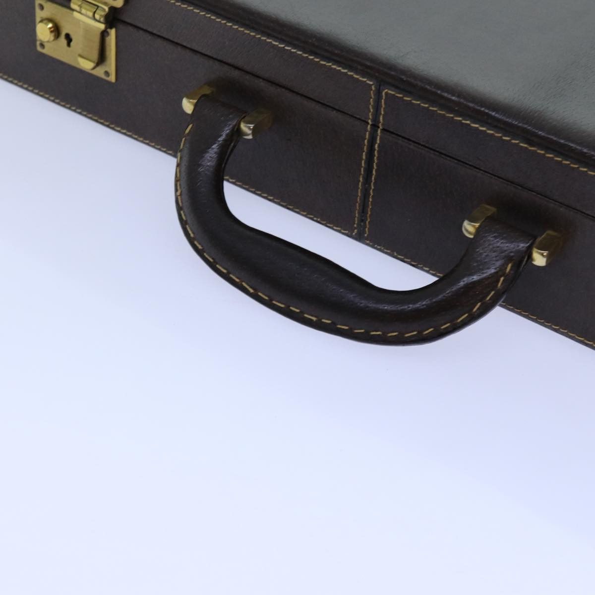 Gucci Sherry Brown Leather Briefcase Bag (Pre-Owned) Size ONE SIZE - 12 Thumbnail