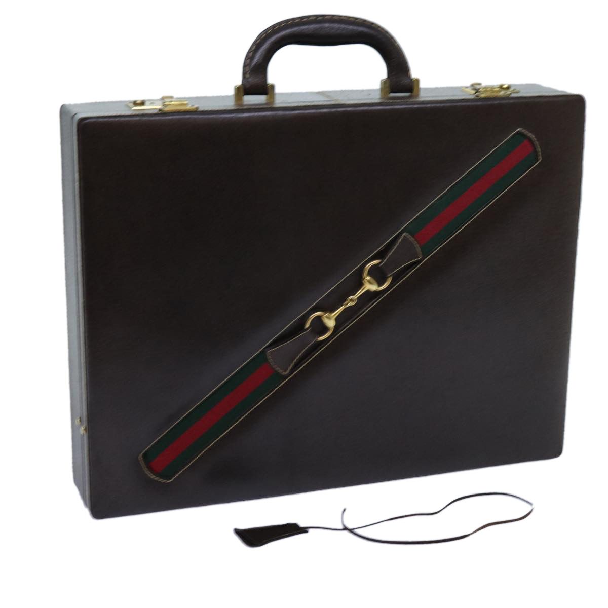 Gucci Sherry Brown Leather Briefcase Bag (Pre-Owned) Size ONE SIZE - 8 Thumbnail